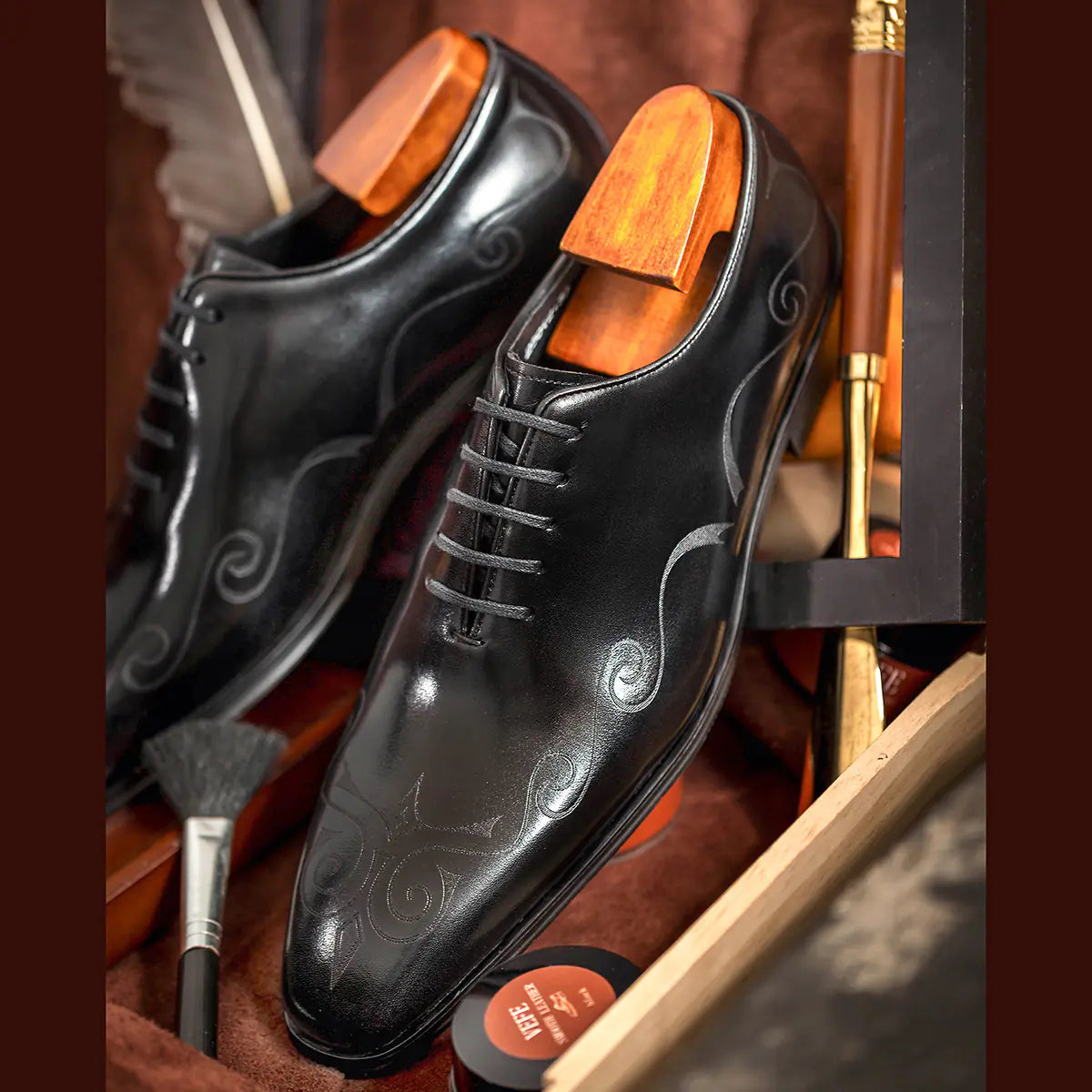 Men's Business Formal Wear Cowhide Shoes