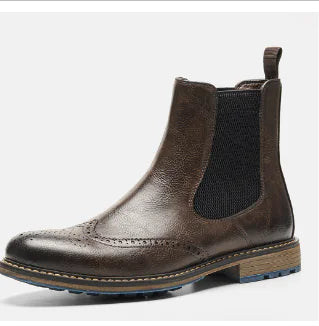 Casual Leather Chelsea Boots for Men (One Pair)