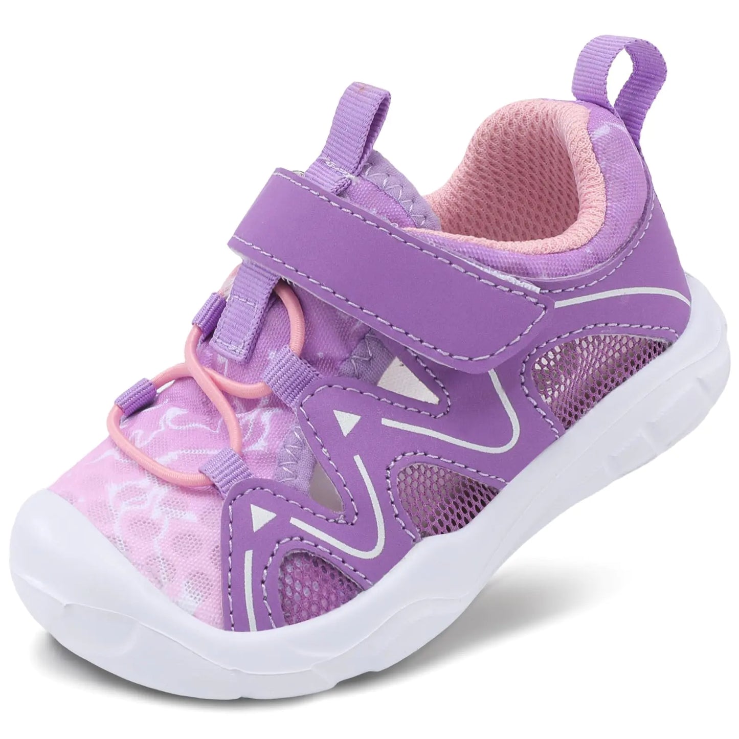 FEETCITY Toddler Slip On Shoes Boys Girls Walking Shoes Kids Casua Sneaker Running/Walking Shoes Purple