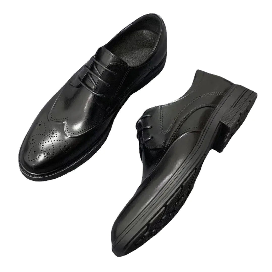 Men's Business Brogue Leather Shoes for 2024
