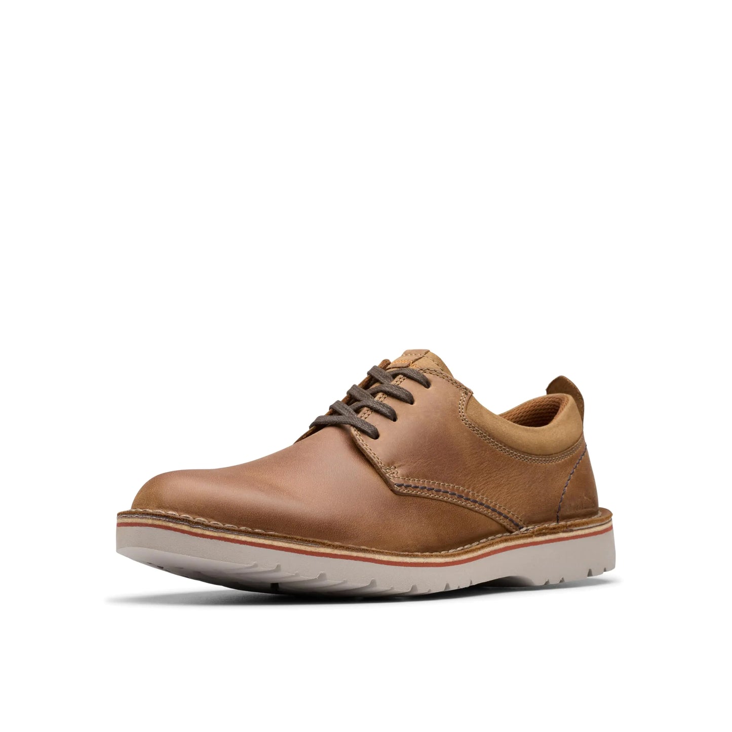 Clarks Mens Eastridge Low Oxford Light Brown 11.5