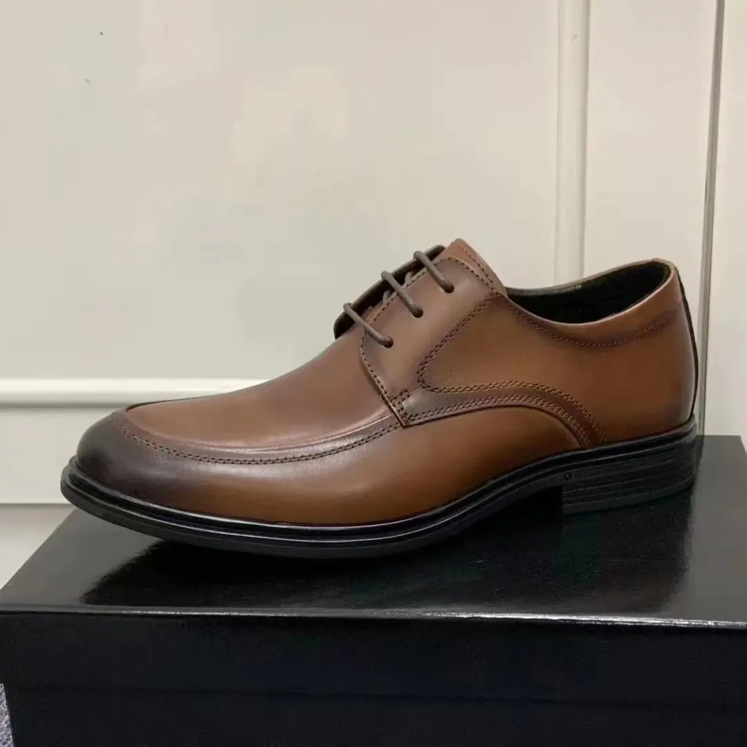 Men's Business Brogue Leather Shoes for 2024