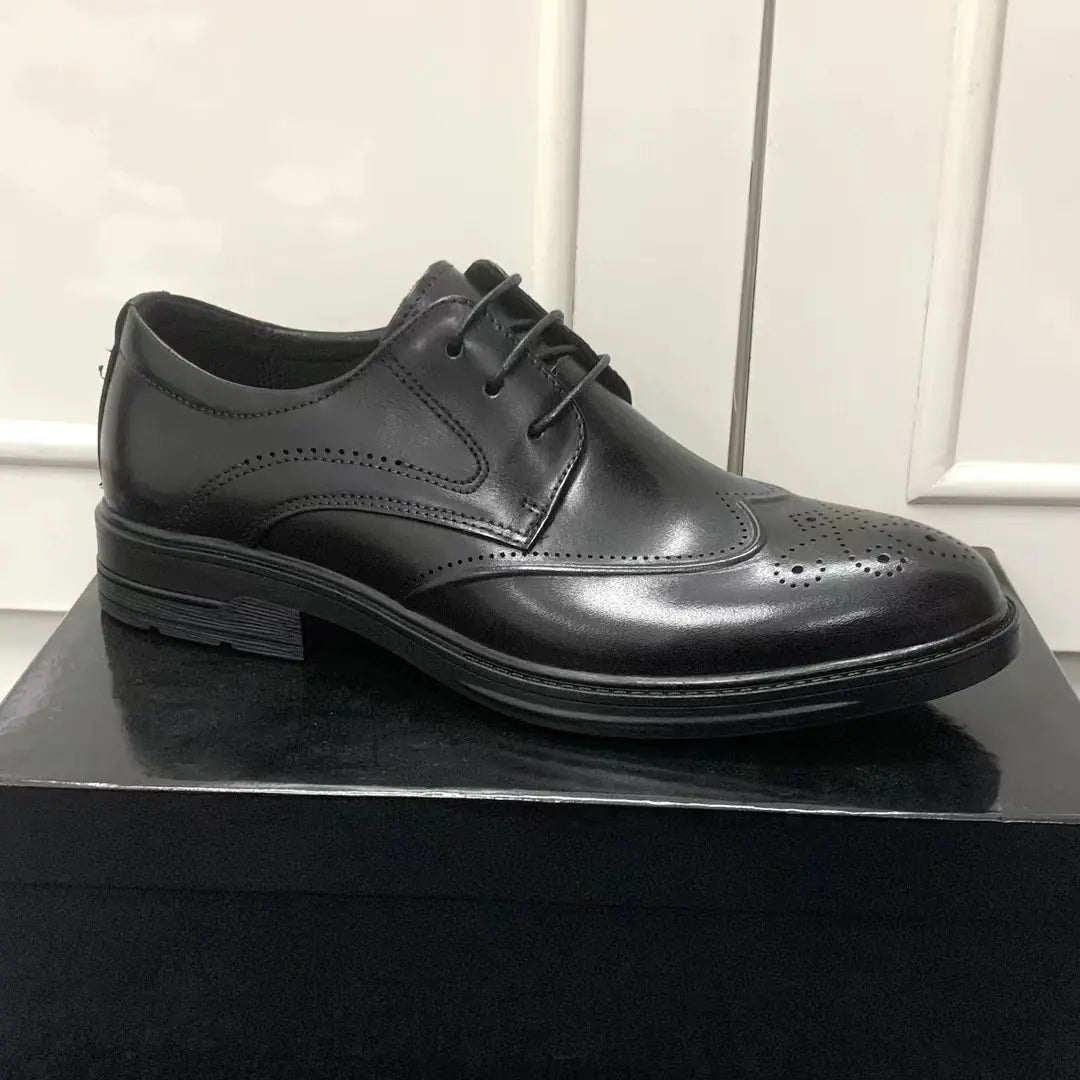 Men's Business Brogue Leather Shoes for 2024