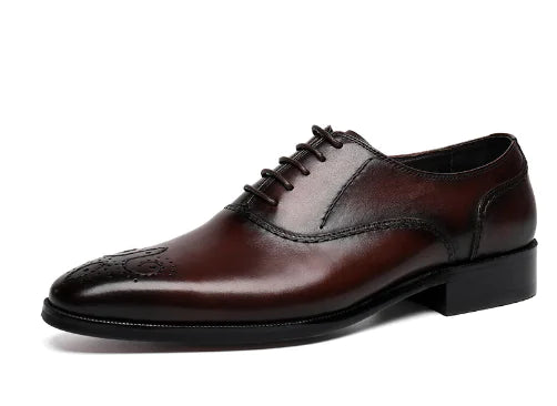 Men's Business Formal Wear Cowhide Shoes