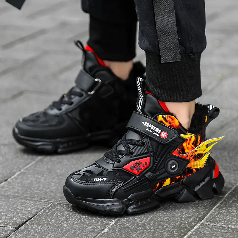 Winter New Waterproof Sports Shoes for Kids