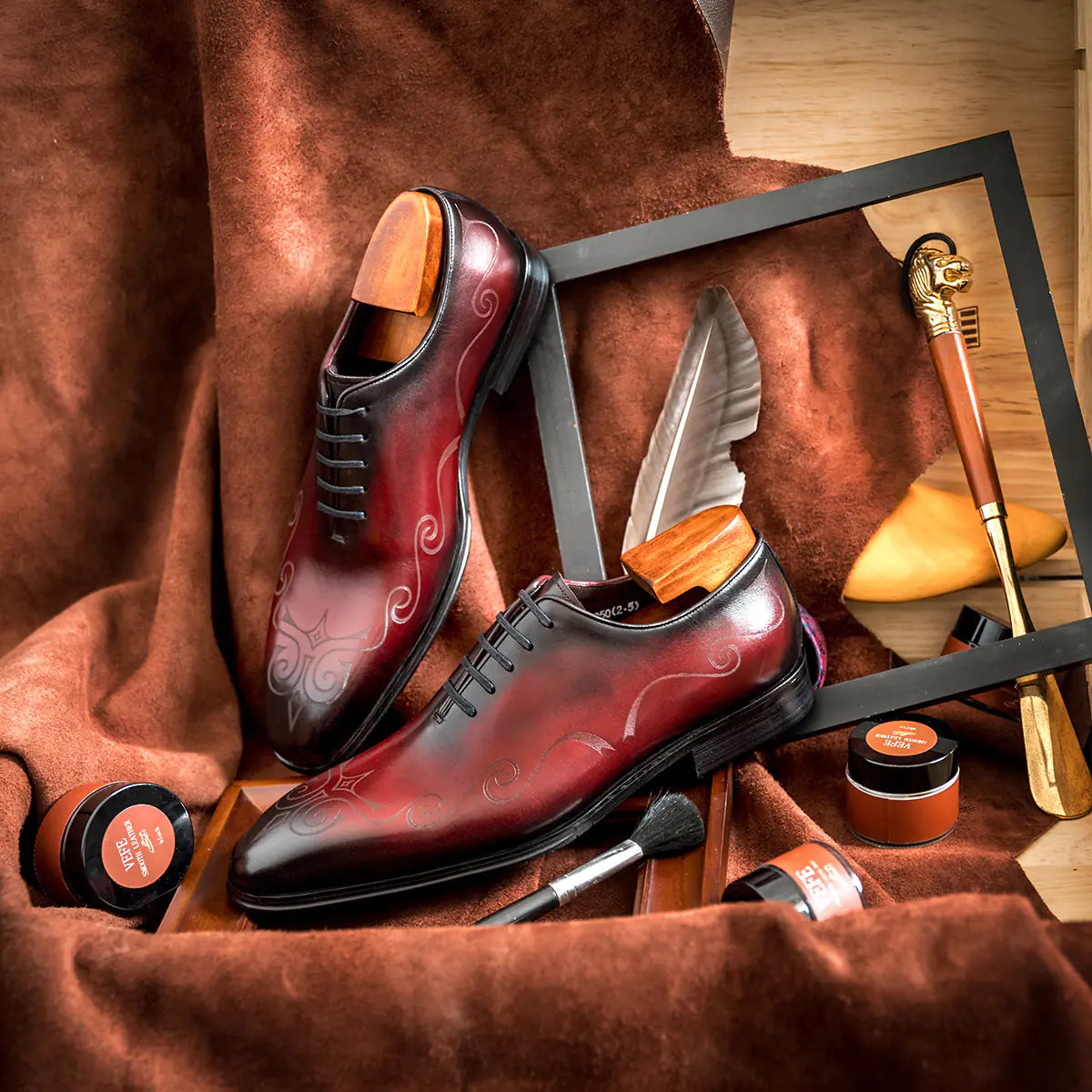 Men's Business Formal Wear Cowhide Shoes