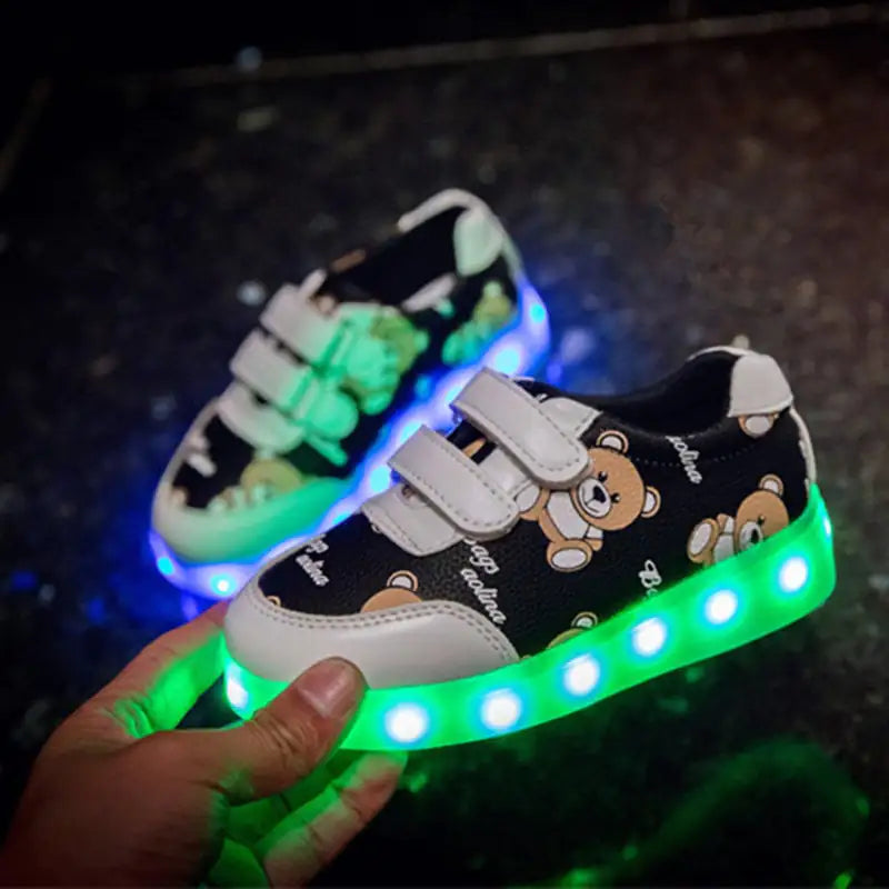 USB Charging LED Luminous Shoes for Kids