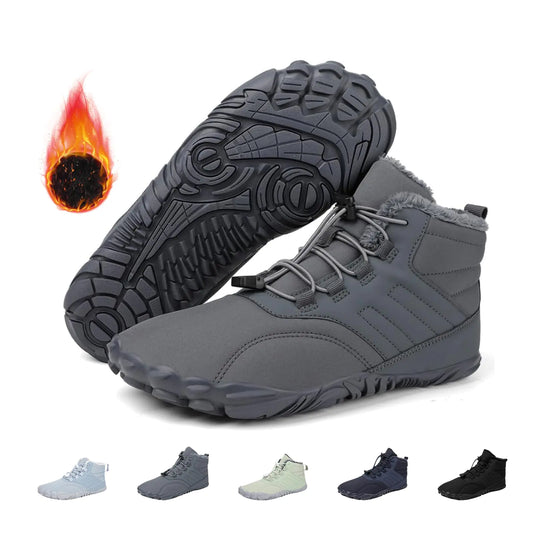 Zlinib Hike Footwear Waterproof Winter Barefoot Shoes Walking Hiking Boots for Women Men Trail Running Healthy Non-Slip(A-Gray9)