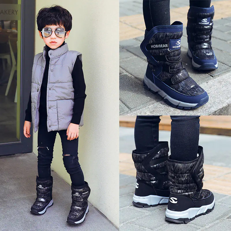 Fashionable Warm Cotton Sports Shoes for Kids