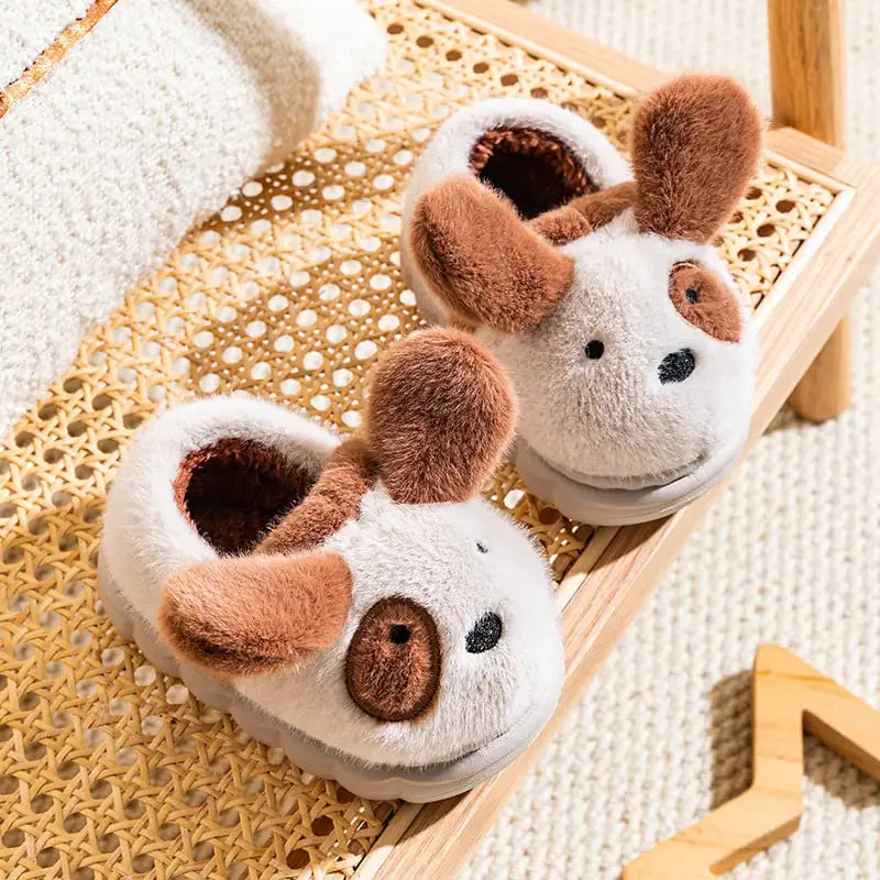 Cute Warm Cotton Bear Shoes for Kids
