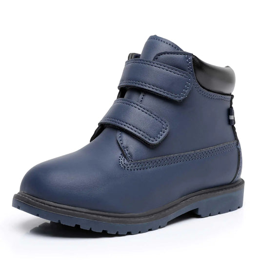 Ahannie Kids Boys Ankle Boots Outdoor Work Fall Boots(Toddler/Little Kid)(168-Navy-11)