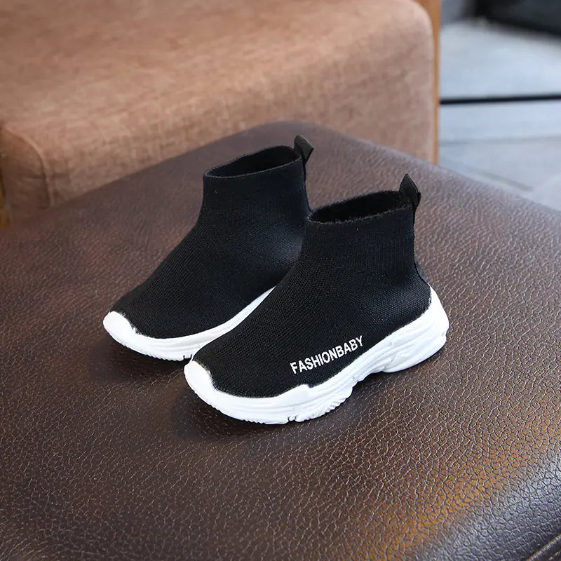 Autumn Korean Style Kids' Breathable Sock Shoes