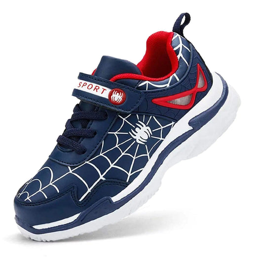 YTRXM Boys Girls Sneakers Kids Lightweight Breathable Running Tennis Shoes Children Athletic Sport Walking Shoes for Big Kids Size 3.5 Navy