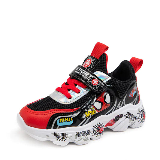 2023 Kids Breathable Spider-Man Running Shoes