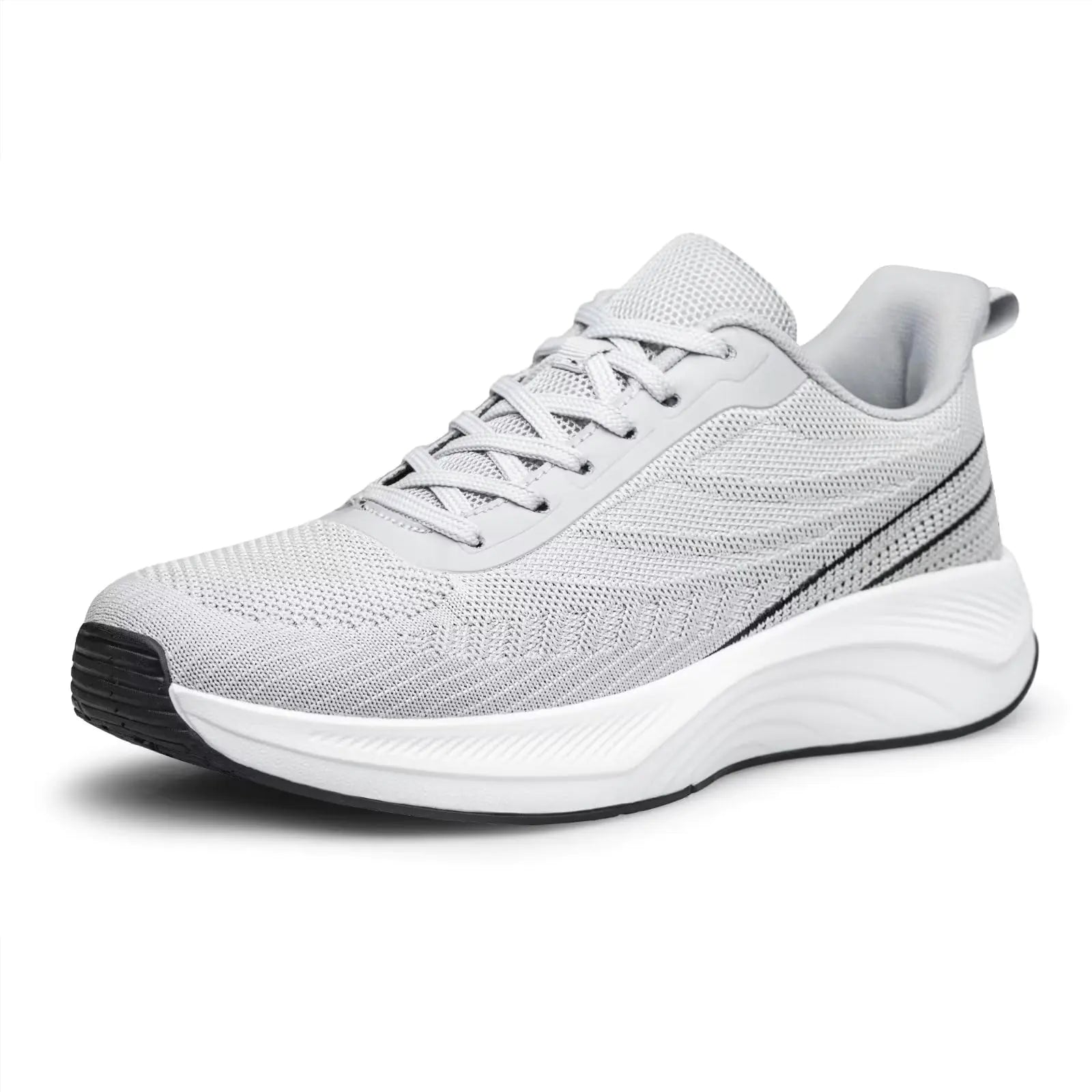 ADQ Sneakers Men Casual Shoes Walking Shoes Lightweight Comfortable Breathable Versatile Sports Shoes Light Gray 13