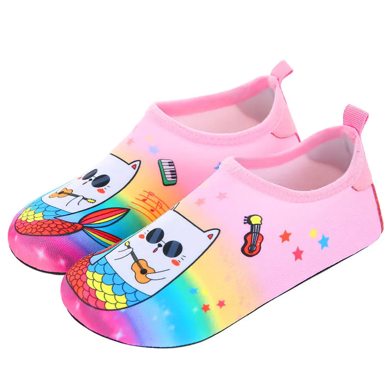 Men's Snorkeling Beach Shoes and Kids' Socks