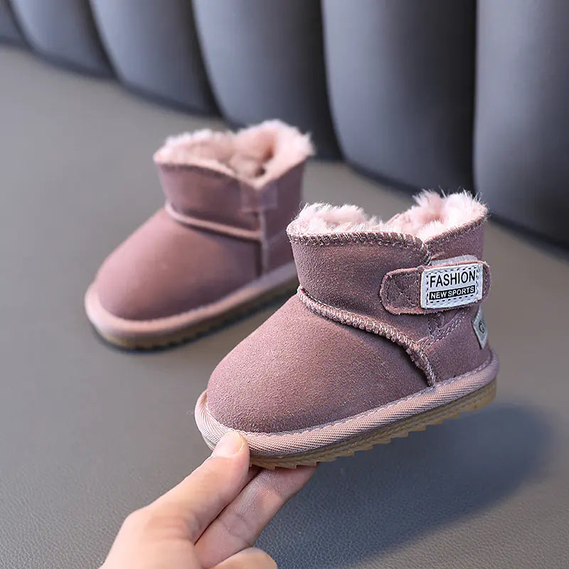 Winter Cashmere Snow Cotton Shoes for Kids
