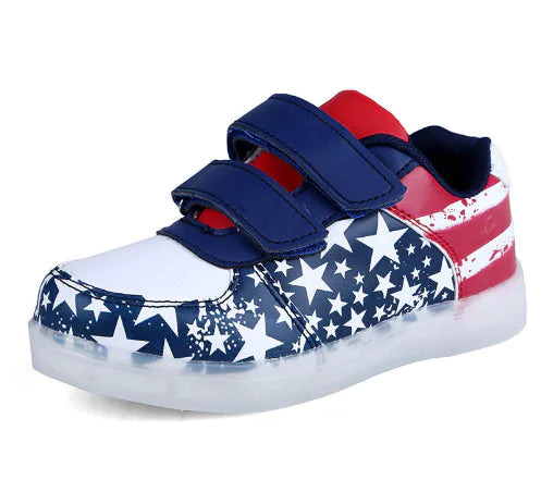 LED Rechargeable Light-Up Shoes for Kids