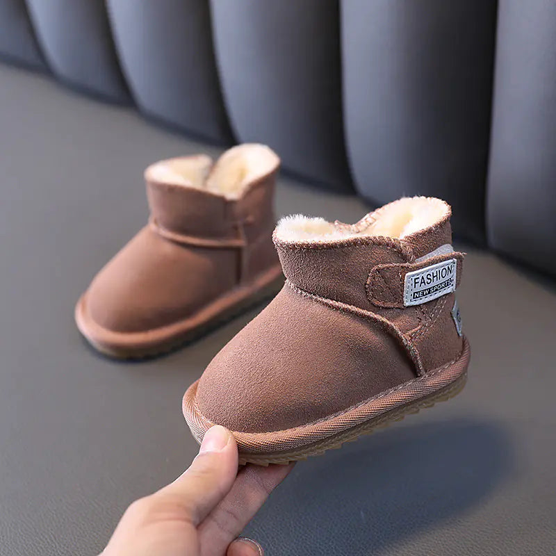 Winter Cashmere Snow Cotton Shoes for Kids